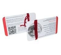 MEQUBBAL - Red String Bracelet from Authentic Wool Original Kabbalah Evil Eye Protection From Israel Blessed Rachel Tomb for Good Luck Set Of 2 + Certificate of blessing