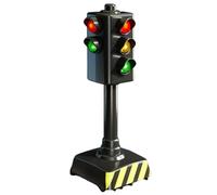 Mequou Traffic Light Toy For Kids, LED Crosswalk Signal With Lights And Sounds Safety Indicator, For Kids Boys