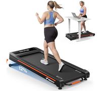 MERACH Heavy Duty Walking Pad Treadmill for Home, 12% Auto Incline, 400lbs Capacity, 3.5HP Super Quiet Brushless Motor, Racer Damp Belt , Under Desk Treadmills with Remote & LED Display