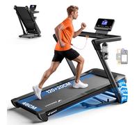 MERACH Performance Folding Treadmill with 18% Auto Incline, 3.5HP Brushless Motor, Gym-Style 46 x 140CM Shock-Absorbing Running Belt, Reinforced Steel Frame, Bluetooth App, 159KG Capacity - Home Use