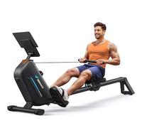 MERACH Rowing Machine for Home Gym, Upgraded Powerful Magnetic Rower with Enhanced Resistance System and 130 cm Extended Rail, Ideal for High Resistance Rowing(R15 - Manual Adjust)