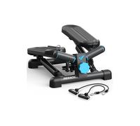 MERACH Twist Steppers for Exercise Workout, Mini Stepper 330lbs with LCD Monitor, Step Machine Exerciser with Power Ropes,