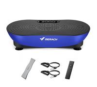 MERACH Vibration Plate for Weight Loss and Shaping, Vibration Plate Exercise Machine with Enhanced Vibration Frequency，99 Speed Levels, Built-in Bluetooth Speaker, LED Touchscreen (Blue)
