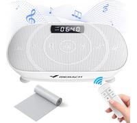MERACH Vibration Plate, Whole Body Workout Powerful Quiet Vibration Plate Exercise Machine for Weight Loss and Shaping, Auto or Manual Speed Control, Built-in Bluetooth Speaker