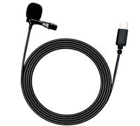 MERAIJIN USB-C Lavalier Microphone - Omnidirectional Condenser Lapel Mic for iPhone 15/16, Android, PC, Mac, YouTube, ASMR, Vlogging - Plug & Play with Windscreen (59 inch)