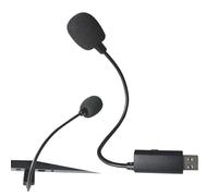 MERAIJIN USB Microphone for Laptop/PC - Compact USB Gooseneck Microphone - Plug & Play, Crystal-Clear Sound for Gaming, Podcasts, Online Meetings (USB Type-A-with Mute Button)