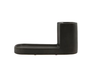 Meraki Datura brush and soap holder Dark gray