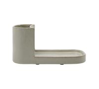 Meraki Datura brush and soap holder Shellish grey