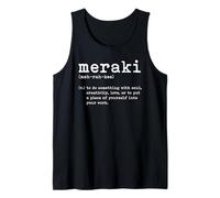 Meraki Funny Greek Friend Gift from Greece Tank Top