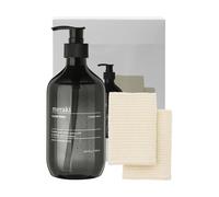 Meraki Meraki gift set dish soap and dishcloth 3 pieces Shadow lake