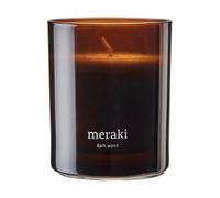 Meraki Meraki scented candle, 35 hours Dark wood