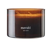 Meraki Meraki scented candle, 60 hours Dark wood