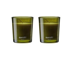 Meraki Meraki scented candles 12 hours 2-pack Oud leaf