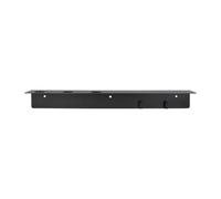 Meraki Meraki shelf with bottle hanger and hook Brushed black finish