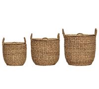 Meraki MKRound Storage Baskets Nature 3 pcs