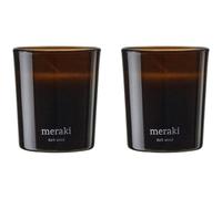 Meraki - Scented Candle 2-pack, Dark wood