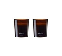 Meraki Scented Candles Dark Wood 2 pcs
