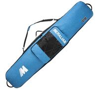 MERALIAN Snowboard Bag for Air Travel,Padded Snowboard Bag Fit Board,Boots, Jacket, Pants, Helmet and Gear,Available Length in 155cm 165cm. (BLK/BLUE, 155CM)