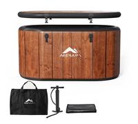 MERAPI XL 170 Gal Cold Plunge Tub with Cushion, Upgraded Ice Bath Tub for Athletes - Water Chiller Compatible - Inflatable Ice Bath at Home Recovery