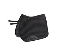 Merauno ® Cotton Saddle Pad, GP Universal, Soft, Durable, Premium Quality, Classic Jumping Saddle Cloth, Breathable, Easy to Clean, Versatile, Black VSS