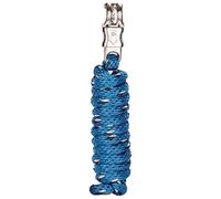 Merauno® Lead Rope for Horse - Tie Rope in Various Stylish Designs, Lead Rope, Pony, Donkey, Goat with Panic Hook Black Blue Rose Gold Beige (Turquoise, Panic Hook)