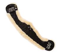 Merauno Moon Dressage Lambwool Saddle Girth Dressage Short Strap Moon Strap (80 cm32)