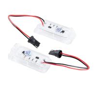 Merautop SJ 2 PCS LED Licence Number Plate Light Lamp Replacement for F0.r-d Fiesta Galaxy MKIII C-MAX Focus Jaguar XF Ranger S-MAX Kuga Car Accessories Part# 6M2A13550AA 6M2A13550AB 5105886 1504964
