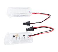 Merautop SJ 2 PCS LED Licence Number Plate Light Lamp Replacement for F0.r-d Fiesta Galaxy MKIII C-MAX Focus Jaguar XF Ranger S-MAX Kuga Car Accessories Part# 6M2A13550AA 6M2A13550AB 5105886 1504964