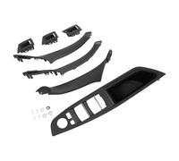 Merautop SJ Interior Door Handle 1 Set Door Panel Knob Black，Door Handle Inside Kit Replacement for 5 Series F10 F11 518d 520d 520i 530d 535i 2009-2016 Car Accessories Part# 51417225873 51417225851