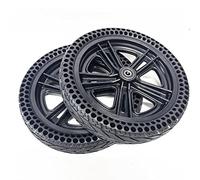 MERAXI 12 1/2x2 1/4 (62-203) Wheelchair Front Wheel Replacement Wheel, Electric Wheelchair Accessories, Rubber Solid Drive Wheel, 12" Honeycomb Front Caster, Black (Size : 2counts)