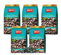 Meray M7 Roasted Sunflower Seeds Selection, 250g-270g - Salted, Extra Salted and Unsalted Sunflower Seeds - Premium Quality Snack (5x250g, Meray M7 Unsalted)