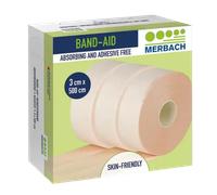 Merbach Self-Adhesive Plaster Bandage 3 x 500cm Skin Colour