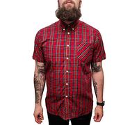 Merc Mens Mack Red Tartan Shirts