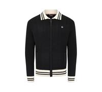 Merc of London Men's Harlesden Cardigan Sweater, Black, M