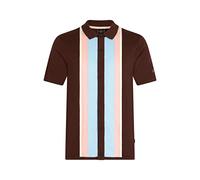 Merc Men's Phelps Polo Sweater, Dark Brown, X-Large