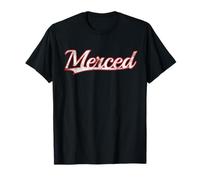 Merced California San Joaquin Vintage Varsity Distressed T-Shirt