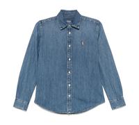 Merced Wash Button Front Shirt - female - Polo Ralph Lauren - Shirts - Blue - 2XS - Blouses & Shirts 2XS