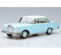 Norev Model Car Mercedes 220 S W111 1965 Light Blue 1:18 183920