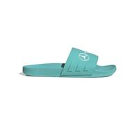 adidas Unisex Mercedes-AMG Petronas Formula ONE Team Adilette Comfort Slides Flip-Flop, semi Mint Rush/FTWR White/semi Mint Rush, 9 UK