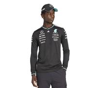 Mercedes adidas Motor Racing Formula 1 T-Shirt Adult George Russell Black