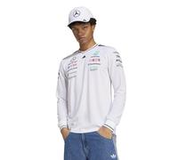 Mercedes adidas Motor Racing Formula 1 T-Shirt Adult George Russell White