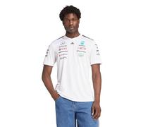 Mercedes adidas Motor Racing Formula 1 T-Shirt Men's 2025 George Russell White