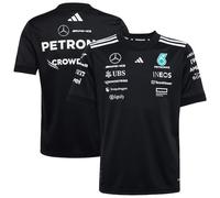 Mercedes adidas Motor Racing Formula 1 T-Shirt Youth 2025 George Russell Black