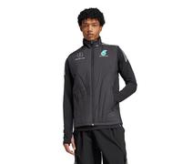 adidas Men's MERCEDES - AMG PETRONAS FORMULA ONE TEAM MECHANICS VEST MEN, Black/Reflective Silver, XXL