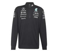 Mercedes AMG 1/4 zip sweatshirt Petronas Formula One Team Engineers Noir M