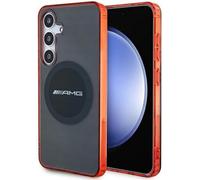 Mercedes AMG Bicolor Transparent Hard Case with MagSafe for Galaxy S24 Black