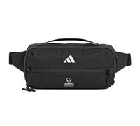 Mercedes-AMG F1 Bum Bag Black with Adjustable Strap | 100% polyester, approx. 28 × 14 × 9 cm, divided slip pockets