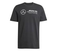 adidas Men's Mercedes - AMG Petronas Formula ONE Team DNA Graphic TEE Men, Black/White, XS