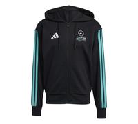 adidas Men's MERCEDES - AMG PETRONAS FORMULA 1 TEAM DNA FULL ZIP HOODY, black/semi mint rush, S