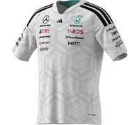 adidas Boy's Mercedes - AMG Petronas Formula 1 Team Driver Jersey, White, 15-16 Years